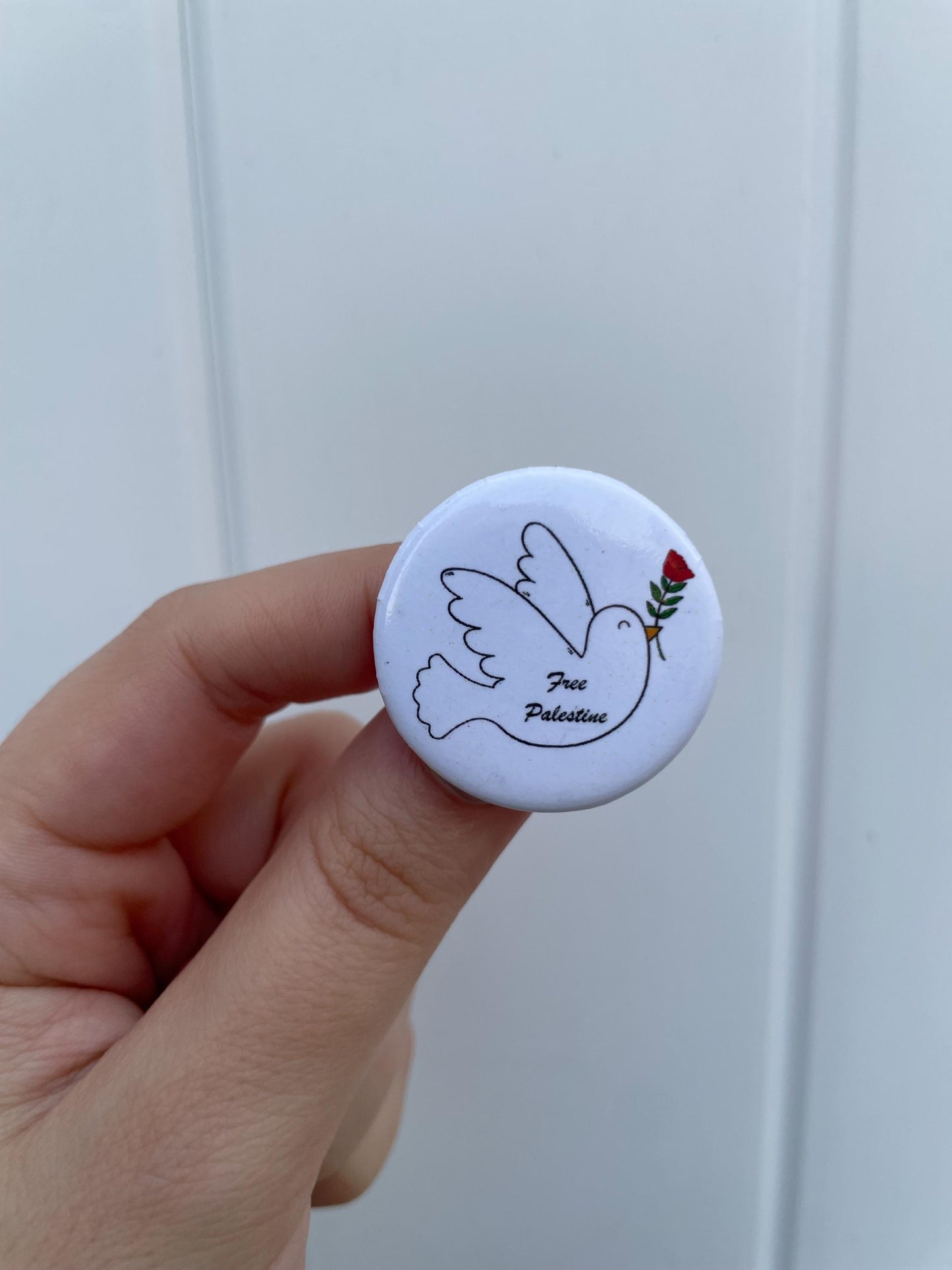 4 pack Palestine Buttons, Falastini HK button, Free Palestine Dove button, Palestine Flag button, Keffiyeh Heart button